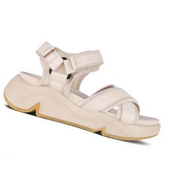 Women's Ecco Chunky Sport Sandals White | SG 165RVD